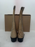 New Men’s Cream Texas Brand Cowboy Boots. 7899 10.5 10 1/2 D. 6-71