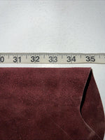 New Burgundy Congress Leather Show Chaps Adjustable Waist 31” N-23