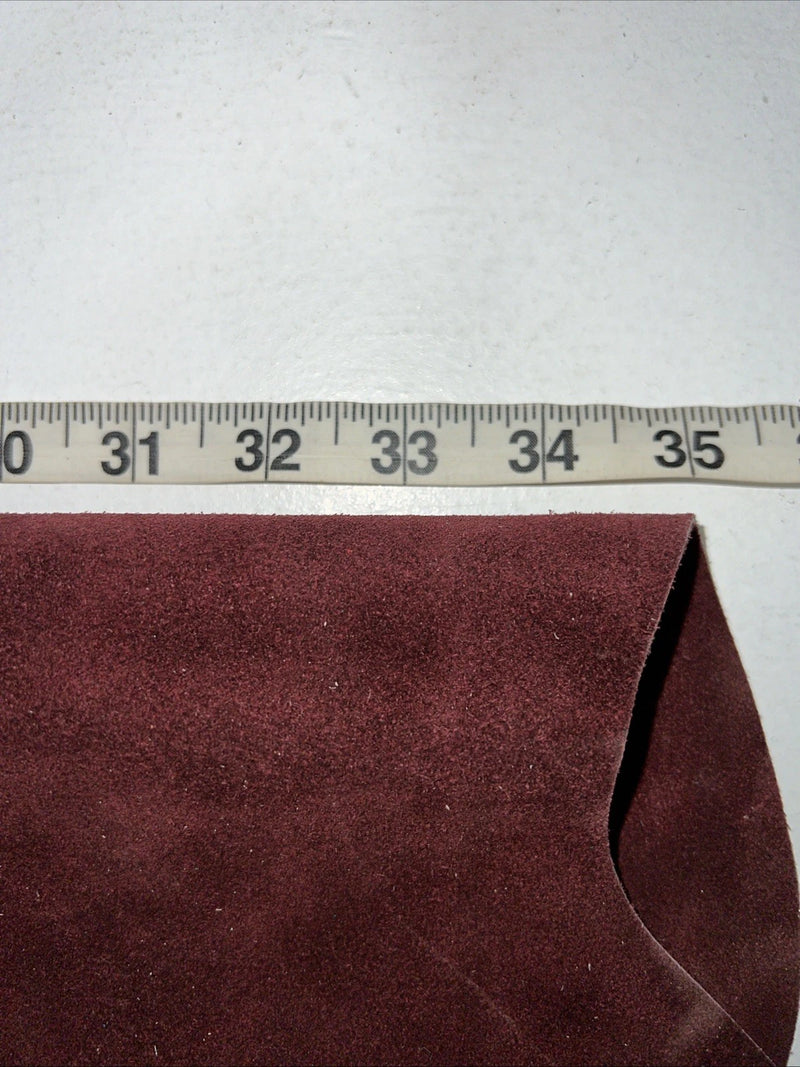 New Burgundy Congress Leather Show Chaps Adjustable Waist 31” N-23