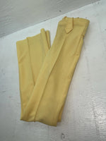New Vintage Yellow Western Heritage Polyester Pants #G31 3A-89