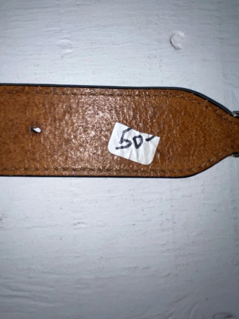 New Brown Genuine Leather Nocona Weaved And Pendent 28” Belt #2216448 NN-18