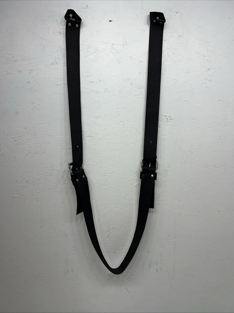 New Black ABETTA Nylon Back Flank Cinch Set. 23412BK S-63 