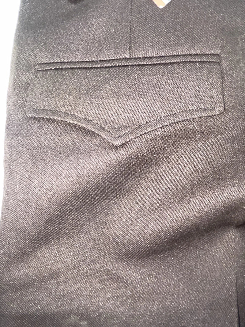 New Vintage Brown Circle S Polyester Pants #05003921 ZZ-31
