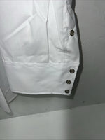 New Men’s White Mesquite Long Sleeve Pearl Snap Shirt. 17.5x37 XL S-5