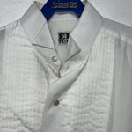 New Men’s ELY tuxedo White Long Sleeve Pearl Snap Small B-48