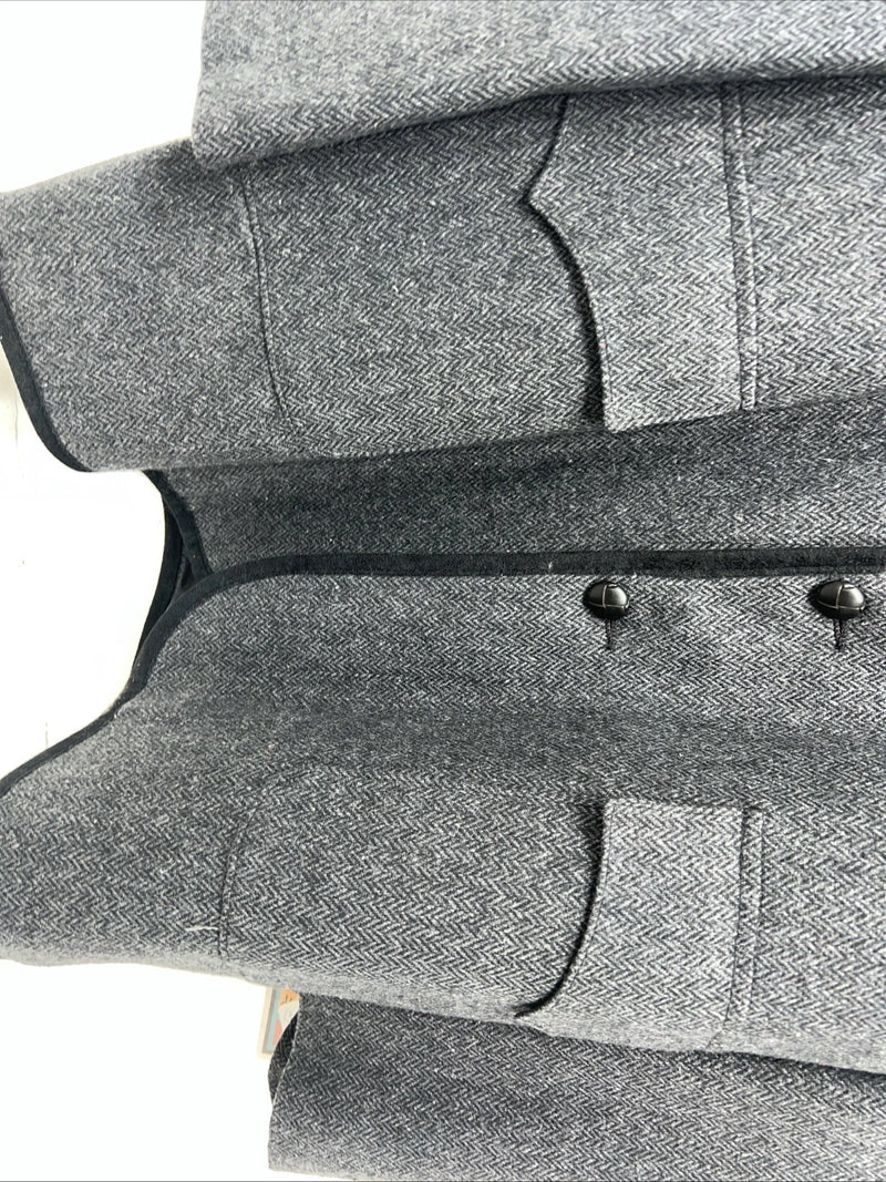New Men’s Pioneer Wear Black Suit Jacket 44L #12556 AA-610