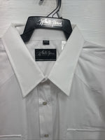 New Men’s White Horse White Short Sleeve Pearl Snap 3XL E-18
