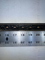 New Black Genuine Leather Western Express Tooled 18” Belt #XK101 NN-70