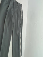 New Vintage Gray Circle S Polyester Pants 3A-8