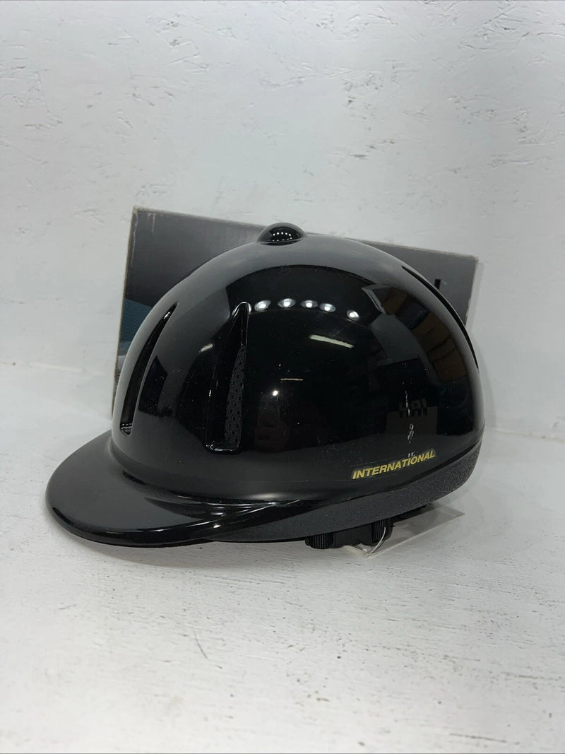 New Women’s Black IRH English Riding Helmet. 108717 Large. 12-120