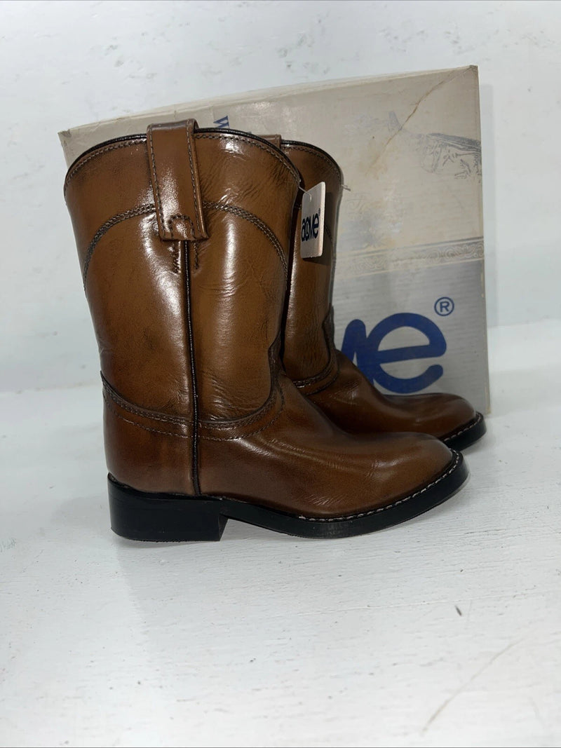 New Children’s Brown Acme Cowboy Boots. 03124 9.5 9 1/2 D 24-23