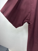 New Women’s Cowboy Threads Purple White Short Sleeve Button Up Size Large TT-67