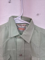New Kids Karman Green Long Sleeve Pearl Snap Size 2 DD-146