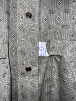 New Men’s Tem Tex Western Flare Long Sleeve Pearl Snap 14.5 X 33 Small A-182