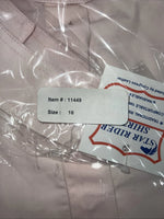 New Women’s Pink Star Rider English Traditional Riding Shirt. 16 #11449 A-138