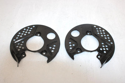 96 Kawasaki Bayou 300 Oem Front Brake Disc Guard Set 55020-1304 55020-1305 AK19