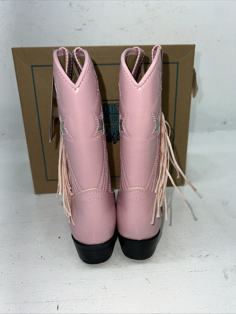 New Children’s Pink Smokey Mountain Cowboy Boots. 10. 24-25