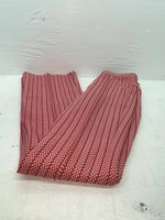 New But Age Red Checkered Panhandle Slim Polyester Pants #8042 VV-70