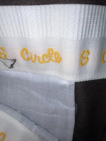 New Vintage Brown Circle S Polyester Pants #CP4793 3B-11