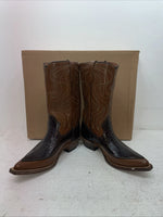 New Men’s Brown Rodeo Cowboy Boots. 7044 7 D. 1-42
