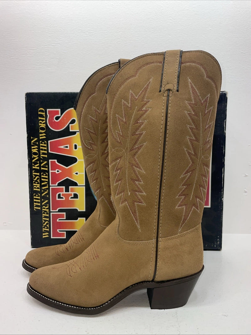 New Women’s Brown Texas Brand Cowboy Boots. 4906 8 M. 16-19