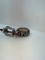 New Zebra Print Genuine Leather Nocona Bling M Belt #N1330999 Z-63