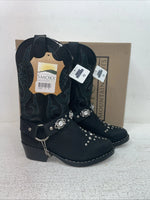 New Kids Black Smoky Mountain Cowboy Boots. 3283 C 13. 23-34