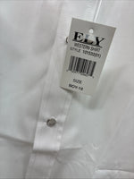 New Boys ELY Cattleman White Long Sleeve Pearl Snap size 16 CC-76