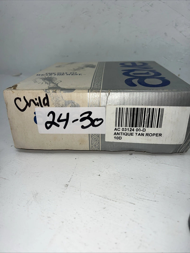 New Children’s Brown Acme Cowboy Boots. 03124 10 D. 24-30
