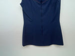 New Women’s Blue Lasso Short Sleeve Zip Up Shirt #A983102 3B-58
