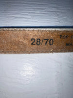 New White Genuine Leather Wrangler Tooled 28” Belt #4151 Z-135