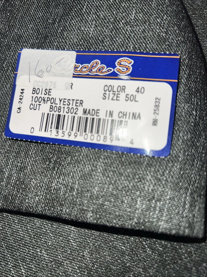 New Men’s Circle S Grey Suit Jacket 50L #25832 Y-601