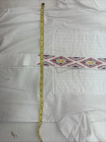 New Women’s Wrangler White Dosages Long Sleeve Button Up Small YY-131