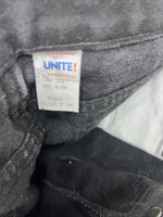 New Women’s Black Diamond Cut Relaxed Fit Denim Jeans. 13/14x36 M-15