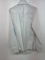 New Women’s Panhandle Slim Gray Long Sleeve Pearl Snap Size 30 KK-14