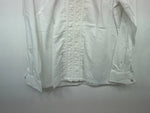 New Women’s White Fenton Long Sleeve Shirt 3B-30