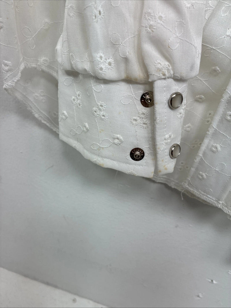 New Kids Kid Kountry Whitening Sleeve Pearl Snap Size 14 KK-115