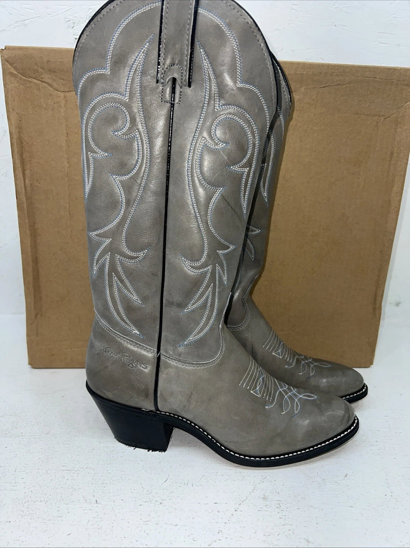 New Women’s Grey Kenny Rodger’s Cowboy Boots. 40402 6.5 6 1/2. 19-96