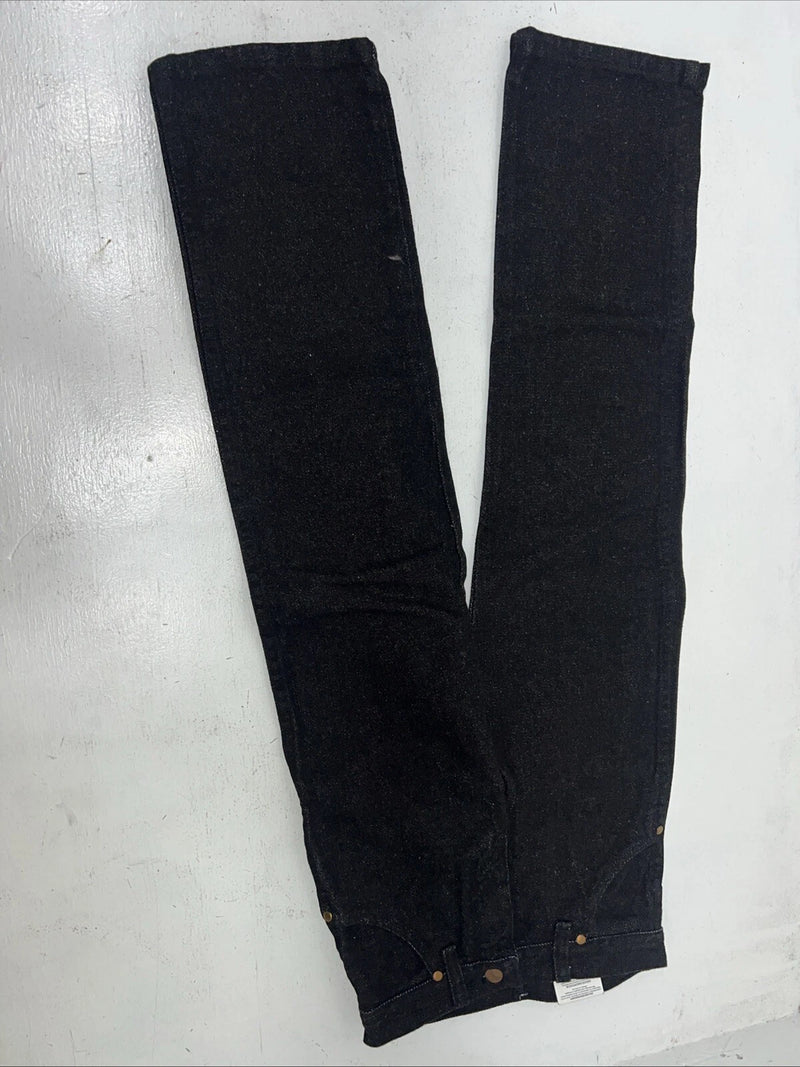 New Boys Black Wrangler Pro Rodeo Cowboy Cut Denim Jeans. 10/25 Regular C-20