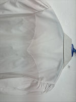 New Women’s H Bar C White Design Long Sleeve Pearl Snap Size 28 KK-49