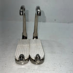 New Tough 1 Silver Iron Breakaway English Stirrups D-502