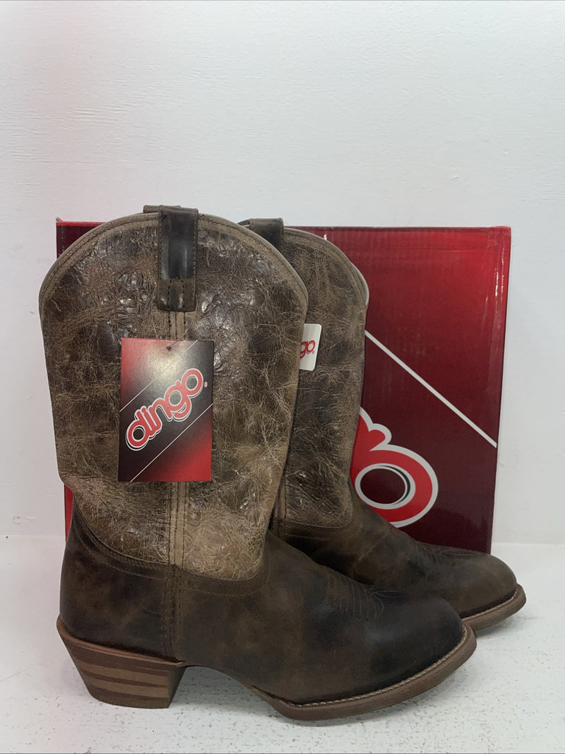 New Men’s Brown Dingo Cowboy Boots. 5771 10 E W. 7-20