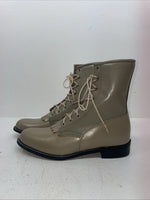 New Women’s Brown Lace Up Texas Brand Cowboy Boots. 4498 8 M. 16-117