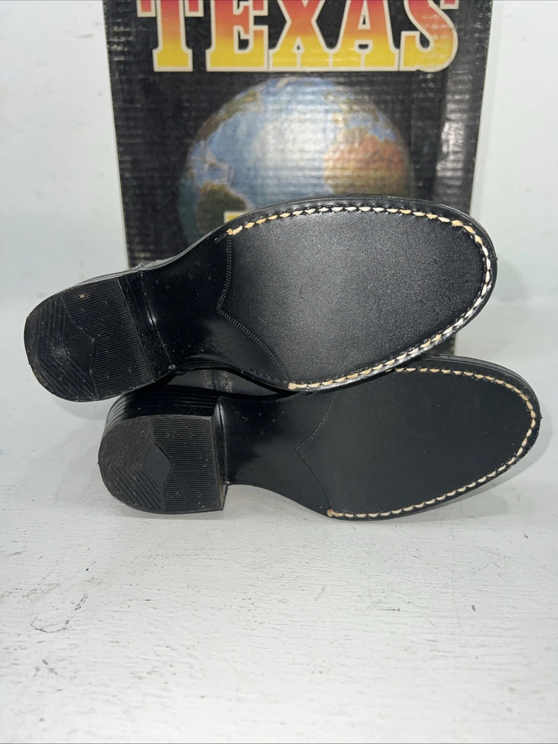 New Children’s Blue And Gray Texas Brand Cowboy Boots. 2102 11.5 11 1/2 D. 24-90