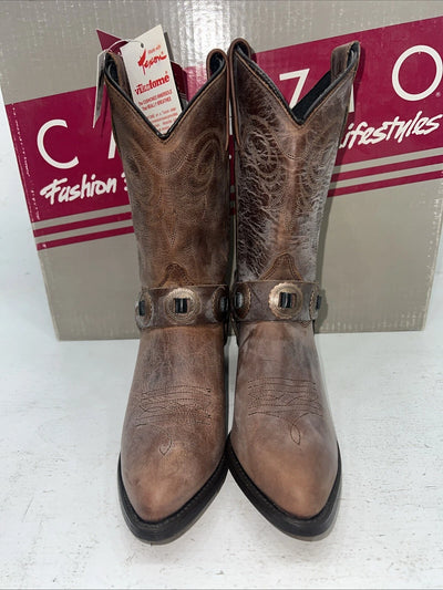 New Women’s Brown Capezio Cowboy Boots. L261 6 M. 19-51