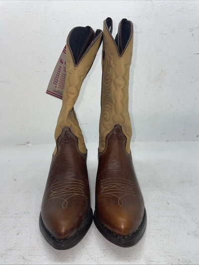 New Women’s Brown Capezio Cowboy Boots. L 224 7 M. 18-96