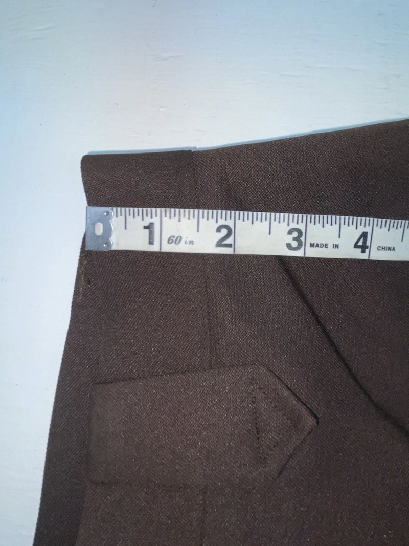 New Vintage Brown Circle S Polyester Pants #CSLP2 XX-85