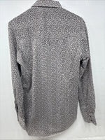 New Women’s Miller Brown Designed Long Sleeve Pearl Snap Size 15 KK-55