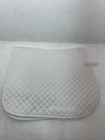 New International White English All Purpose Saddle Pad Full #158553 MM-600