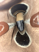 New Men’s Brown Rodeo Cowboy Boots. 38 9.5 9 1/2 D. 6-102